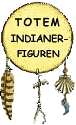 Totempfahl Indianerfiguren Indianermasken