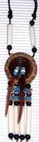 Indianerkette Bone Leder